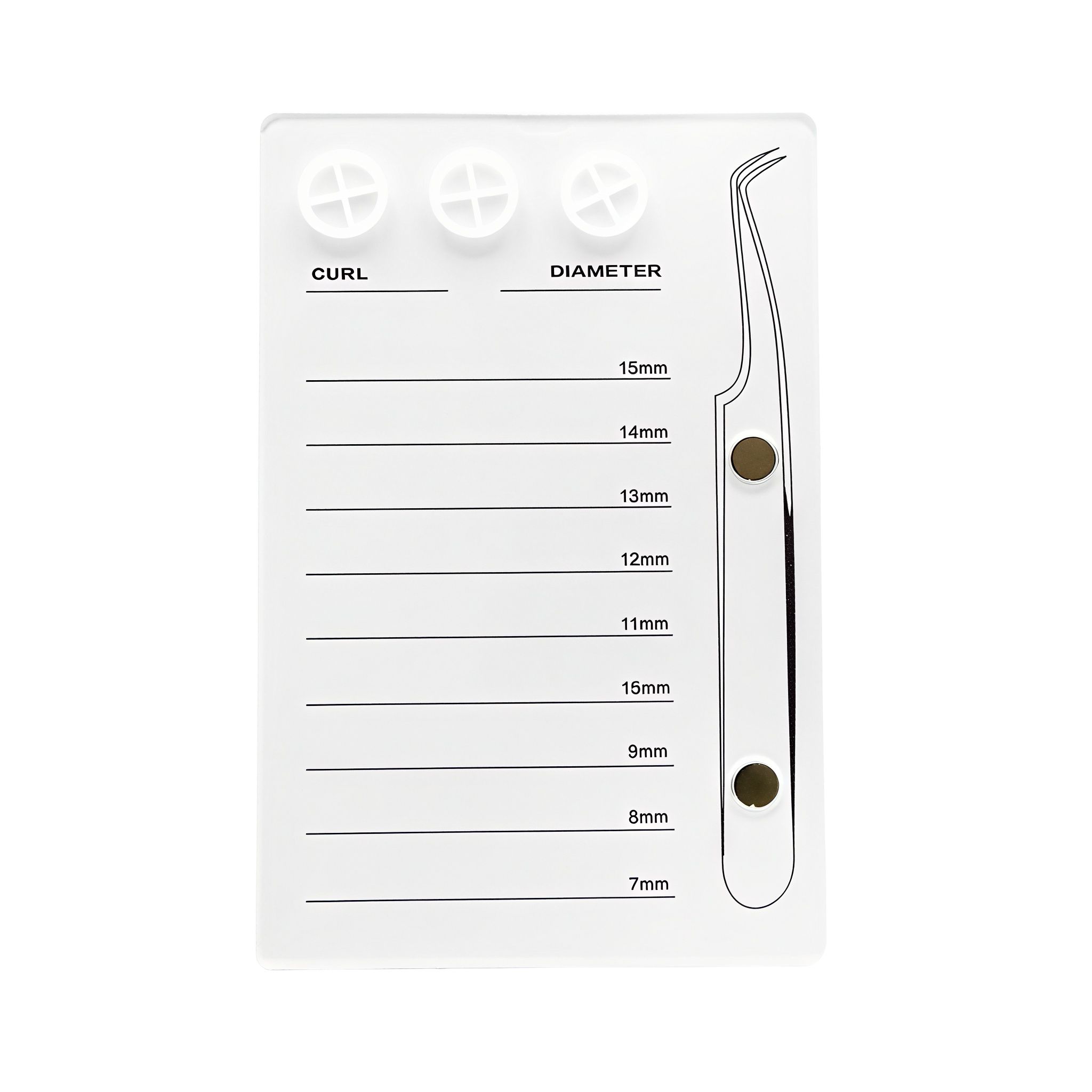 Paleta extensii gene acrilic cu magnet