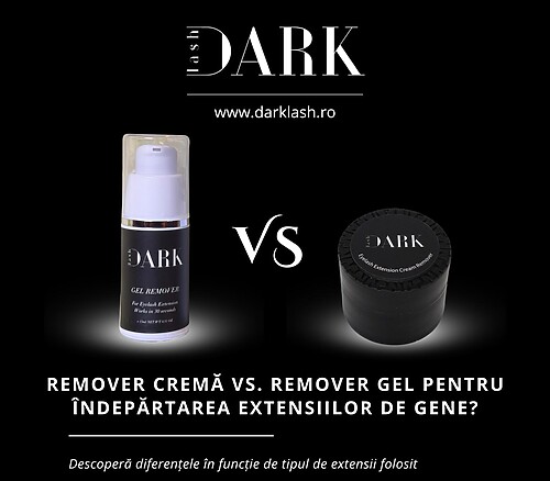 Remover cremă vs. Remover gel pentru îndepărtarea extensiilor de gene?